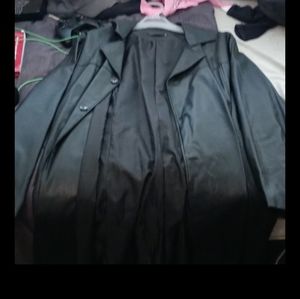 Leather jacket weighs 13 pounds